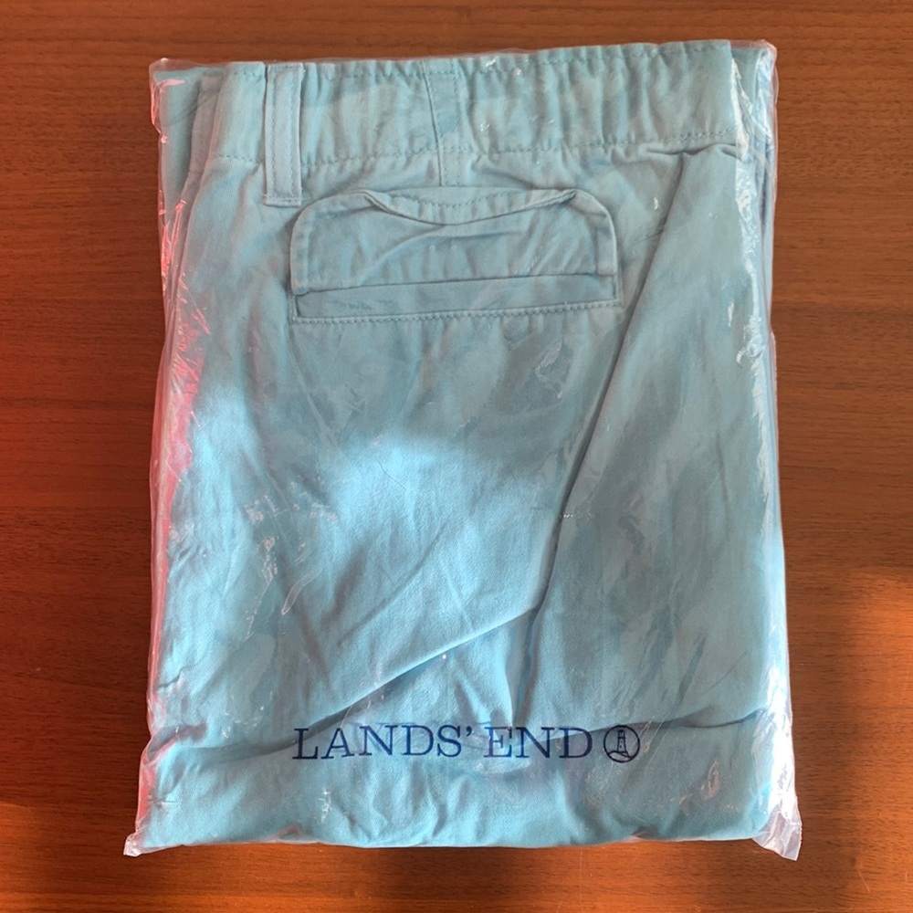 Lands End TKNEE Cadet TWL Pant Size 20 NWT Color Calm Sea